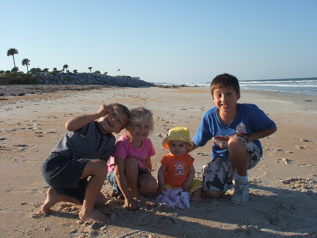 Rachels First day at Beach