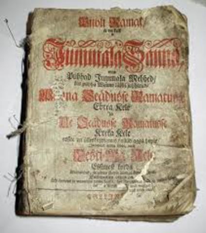 Esimene eesti keelne piibel.