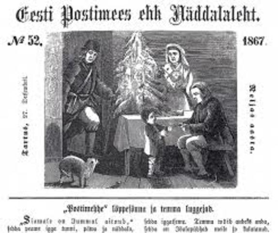 Ajaleht "Eesti Postimees."