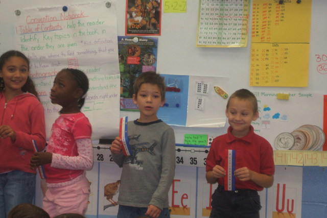 Justin Recieves the Citizenship Award