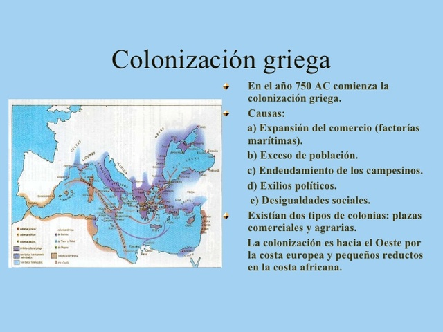 año 600 a.c. colonización Griega