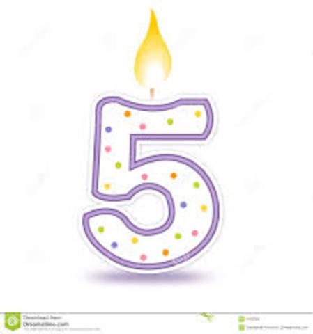 i turned 5