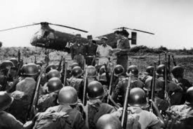 Nixon announces American Troops will attack Cambodia