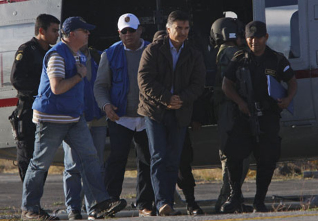 Captura del Ex-presidente Alfonso Portillo