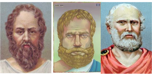 360 a.c. Platon, Sócrates y Aristóteles