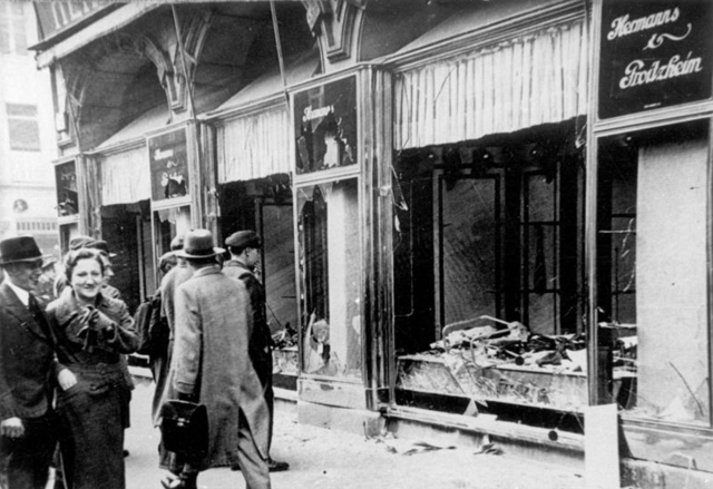 Kristallnacht takes place
