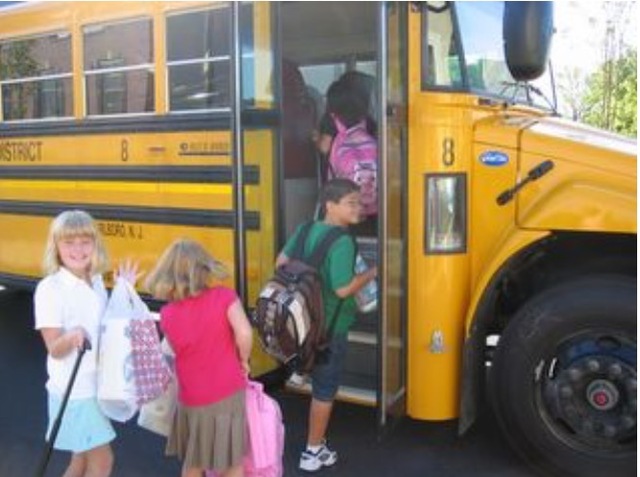 La premère jour de l'école