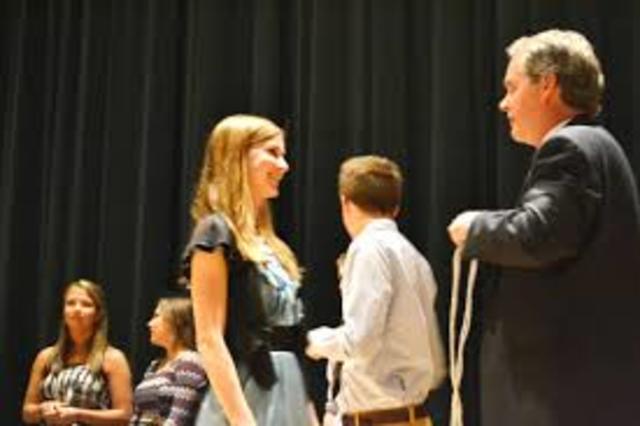 Awarded Best concert band student.