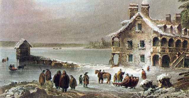 Construction de l'Auberge Symmes