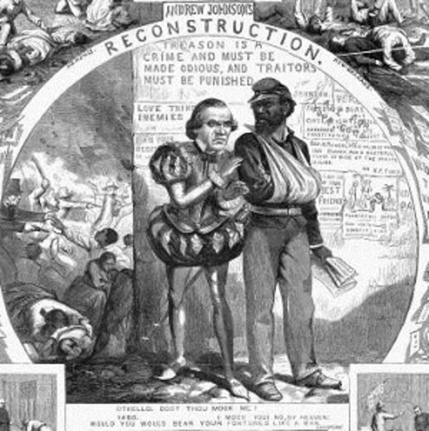 Johnson Declares Reconstruction Complete