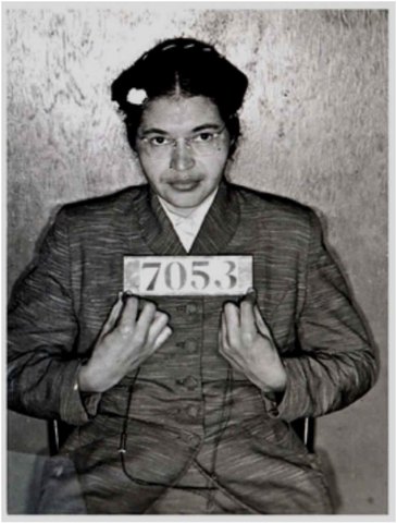 Rosa Parks is arrested