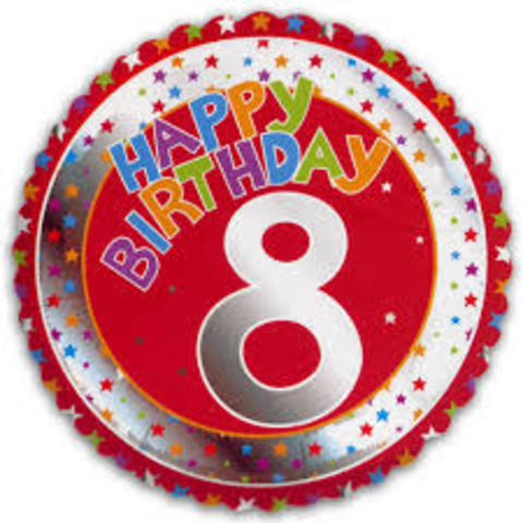 my 8th birthday