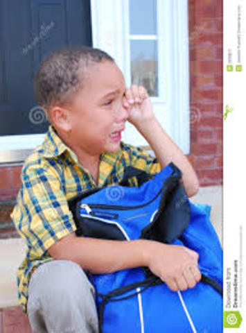 started my very first day of schoole