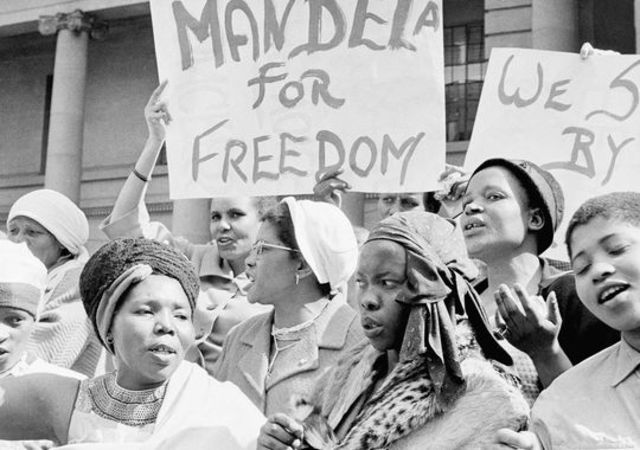 Nelson Mandela is arrested