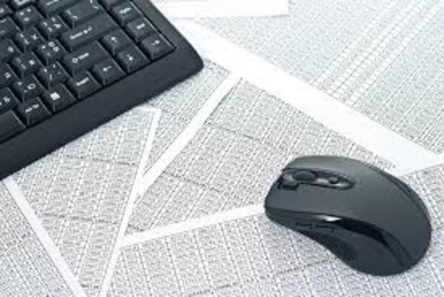 First electronic spreadsheet