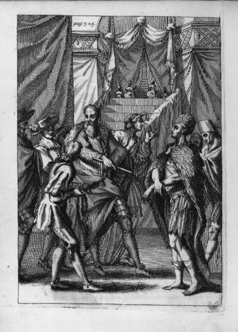 Cortez makes Montezuma his prisoner