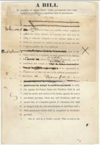 Lincoln vetos Wade-Davis Bill