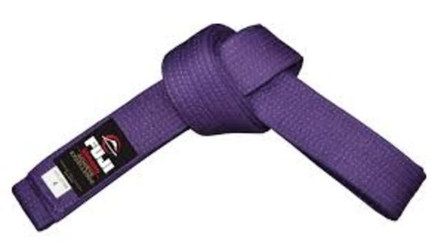 I became a purpel belt