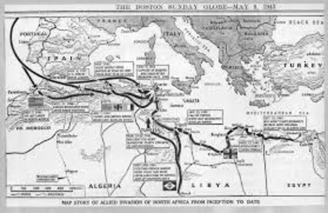 Allies invade North Africa