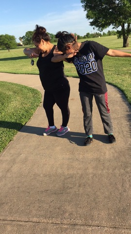 Me and my Mom went to go walk