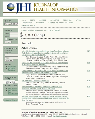 Journal of Health Informatics