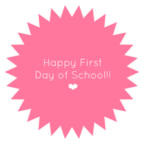 My First Day at School