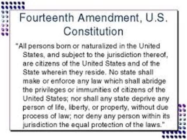 14th Amendment passed