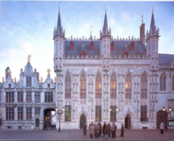 Anonymous Flemish architecturesBruges Town Hall (center), (1376-1402)