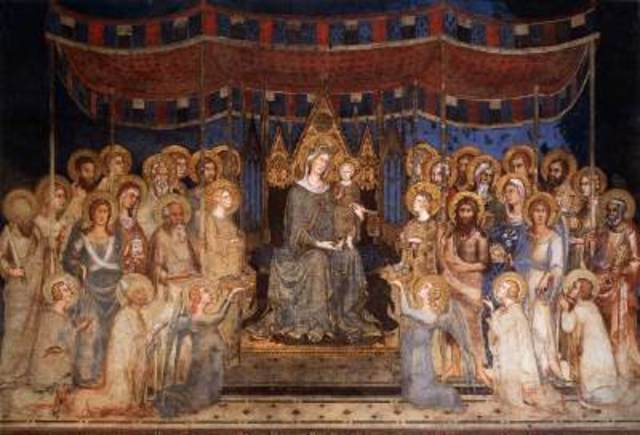 Simone Martini - Maestà for the Palazzo Pubblico in Siena (1311-17)