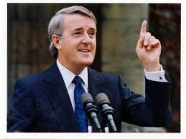 Brian Mulroney becomes PM
