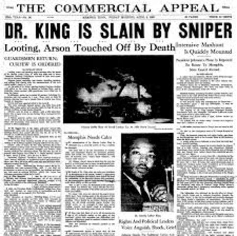 The Assassination of Dr. Martin Luther King Jr.