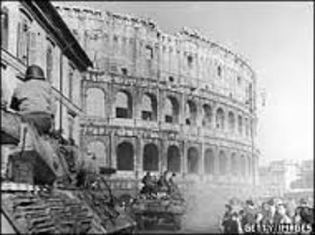 Allied forces liberate Rome