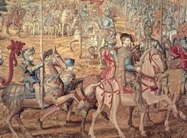 Tropas de Carlos V saquean Roma; fuga del Papa Clemente VII, Nacimiento de Felipe II. Conferencia de teoloigos en Valladolid. Creacion de la Audiencia de Mexico. Muerte de Maquiavelo.