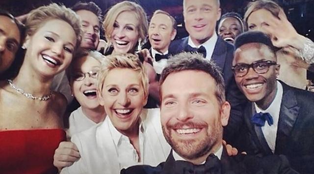 The Most Famous Selfie Ever Taken, Oscars 2014.