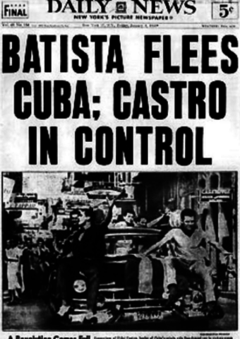 When Fidel took over Cuba.