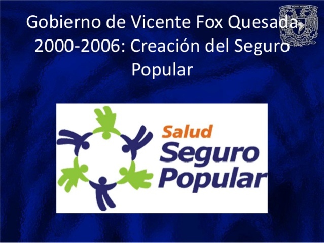 CREACION DEL SEGURO POPULAR