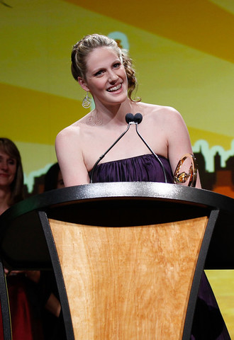 Missy wins a Golden Goggle Award