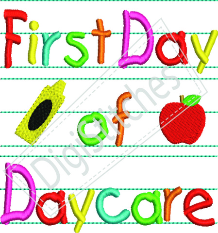 First Day of Daycare .