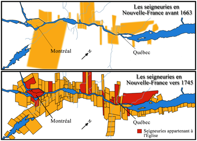 Établissement du régime seigneurial en Nouvelle-France