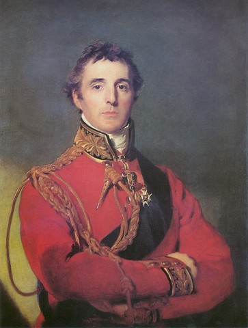 Duke of Wellington and army defeat Napoleon