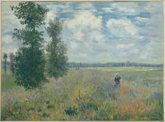 Poppy Fields near Argenteuil by Claude Monet