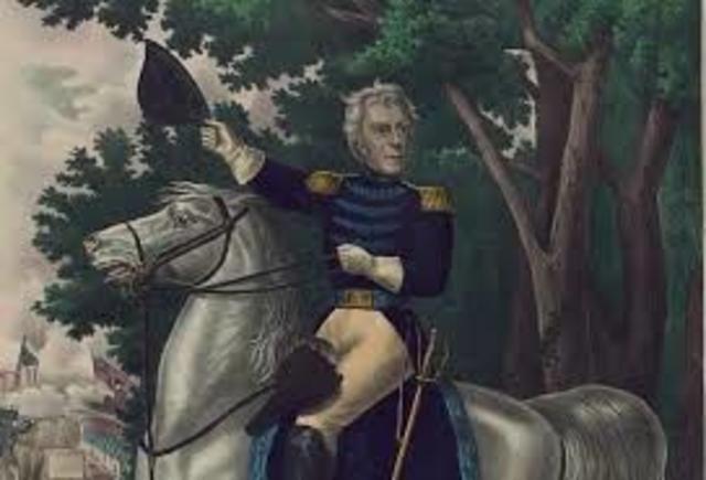 Jackson enlists in the Revolutionary Army