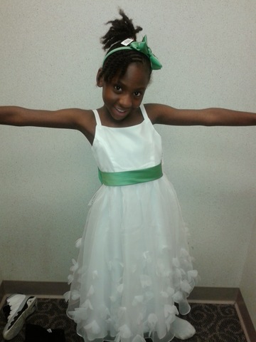 "Enijah, the flower girl"-daughter