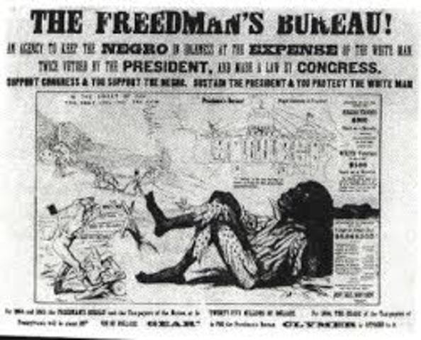 Congress creates Freedmen's Bureau