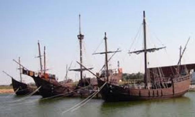 The trip of Colombus