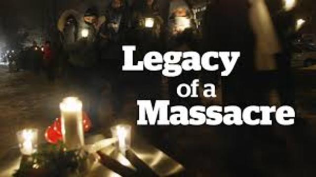 Massacre in the great temple