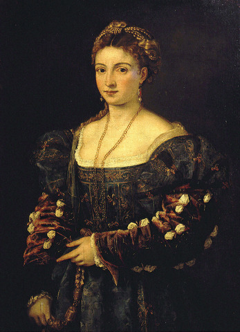 La Bella (Woman in a Blue Dress), Titian (Sayre 7.5.1)