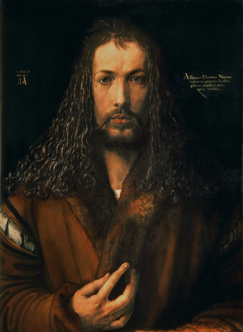 Self Portriat, Albrecht Durer (Sayre 8.1.5)