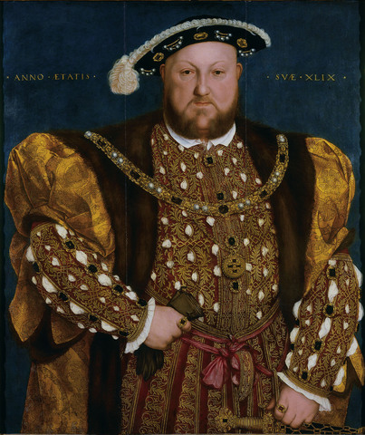 Henry VIII in Wedding Dress, Hans Holbein the Younger (Sayre 8.2.10)