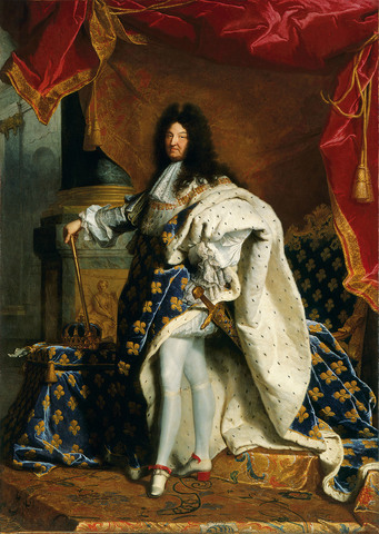 Louis XIV, King of France, Hyacinthe Rigaud (Sayre 10.4.2)